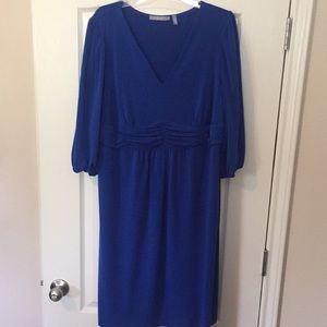 Royal Blue 3/4 Sleeve Dress